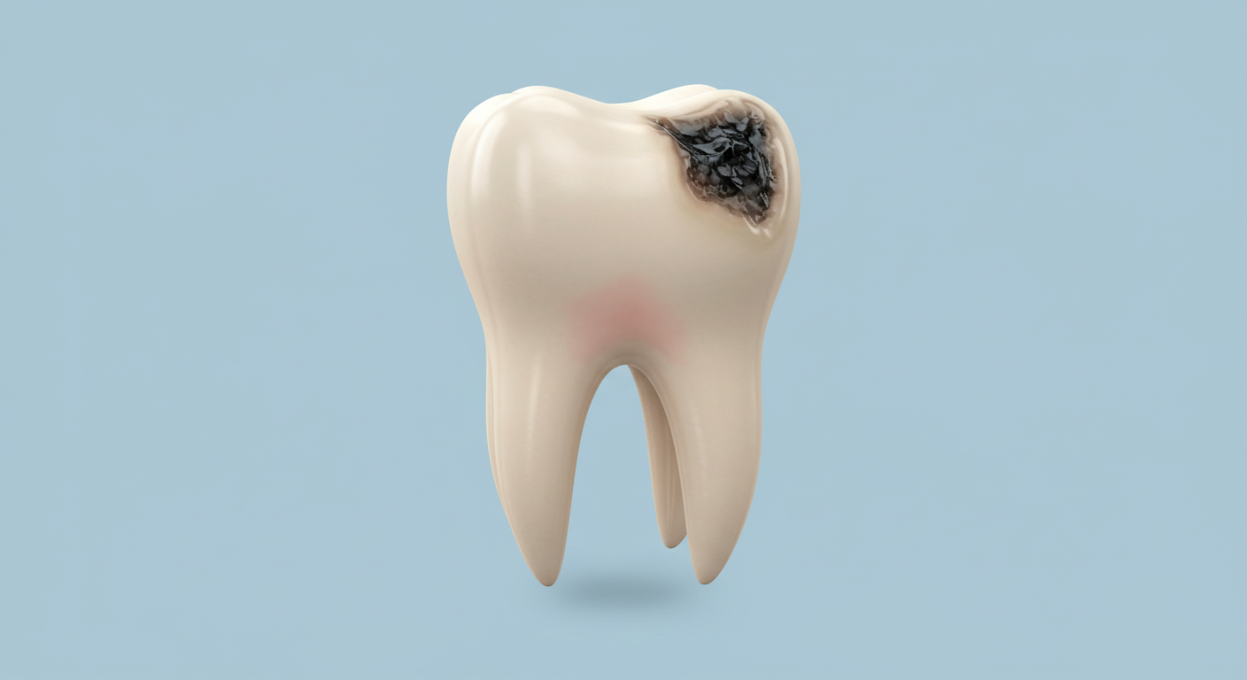 Early stage of a cavity