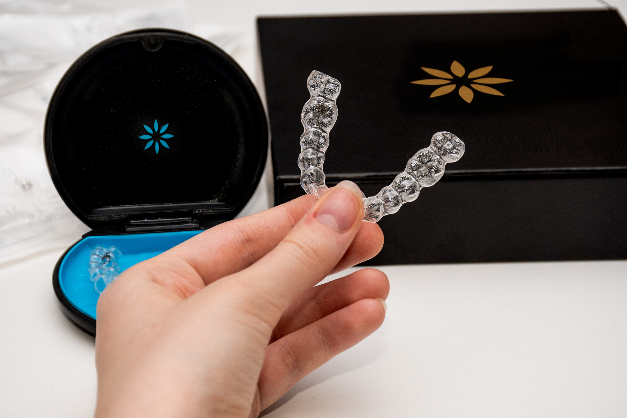 Invisalign clear dental aligner treatment trays